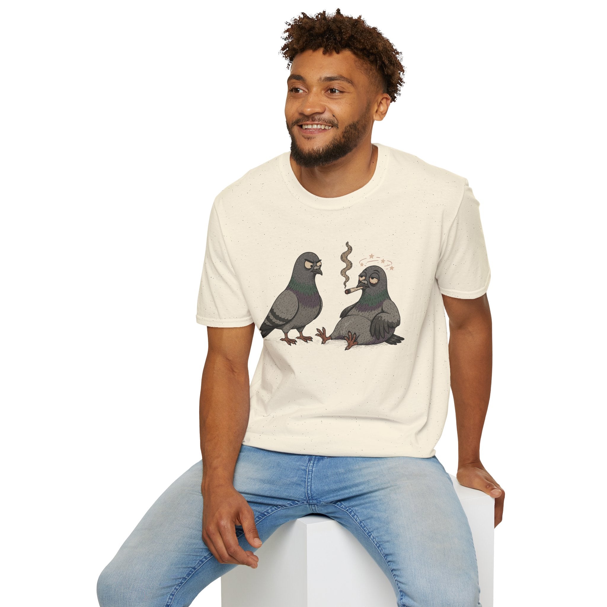 2 Birds 1 Stone(d) — Punny Bird Graphic Tee
