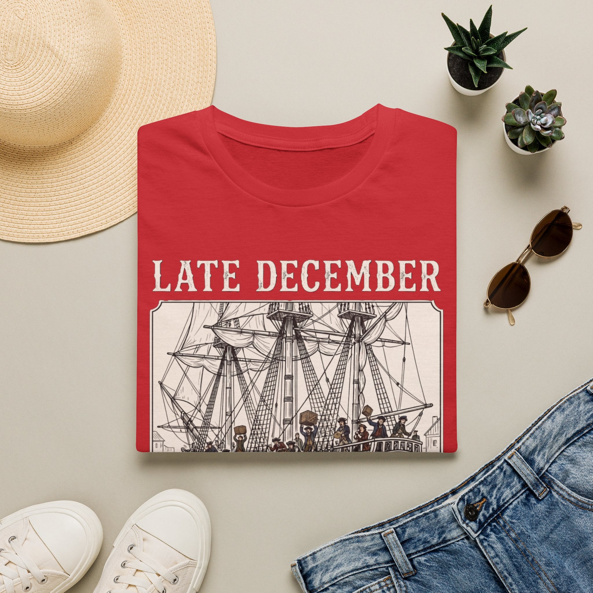 Late December Back in '73  — Boston Tea Party Graphic Tee