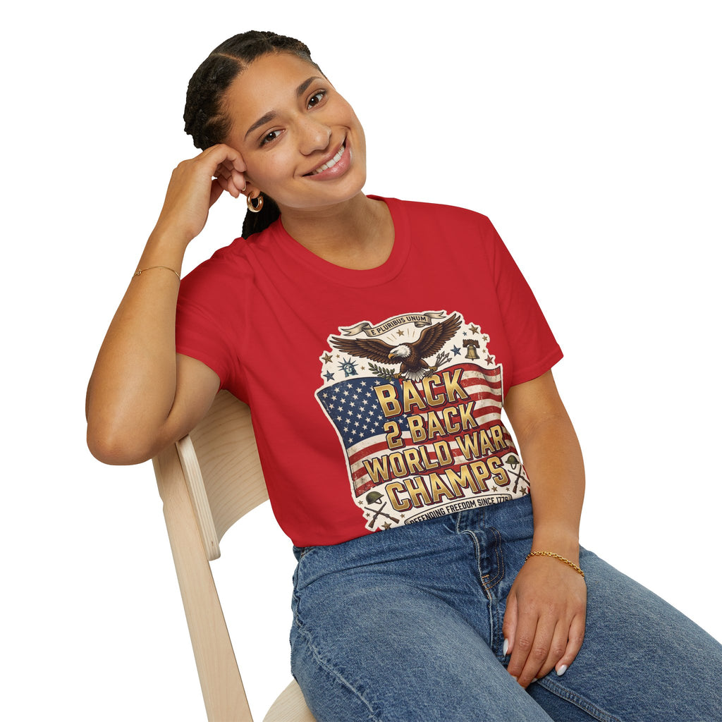 Back 2 Back World War Champs - Graphic Tee