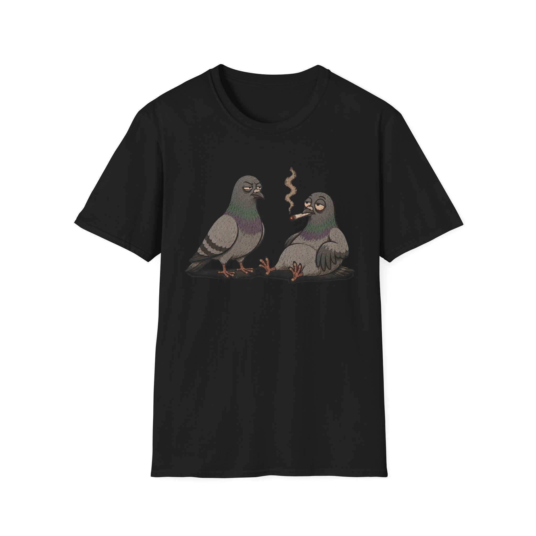 2 Birds 1 Stone(d) — Funny Graphic Tee