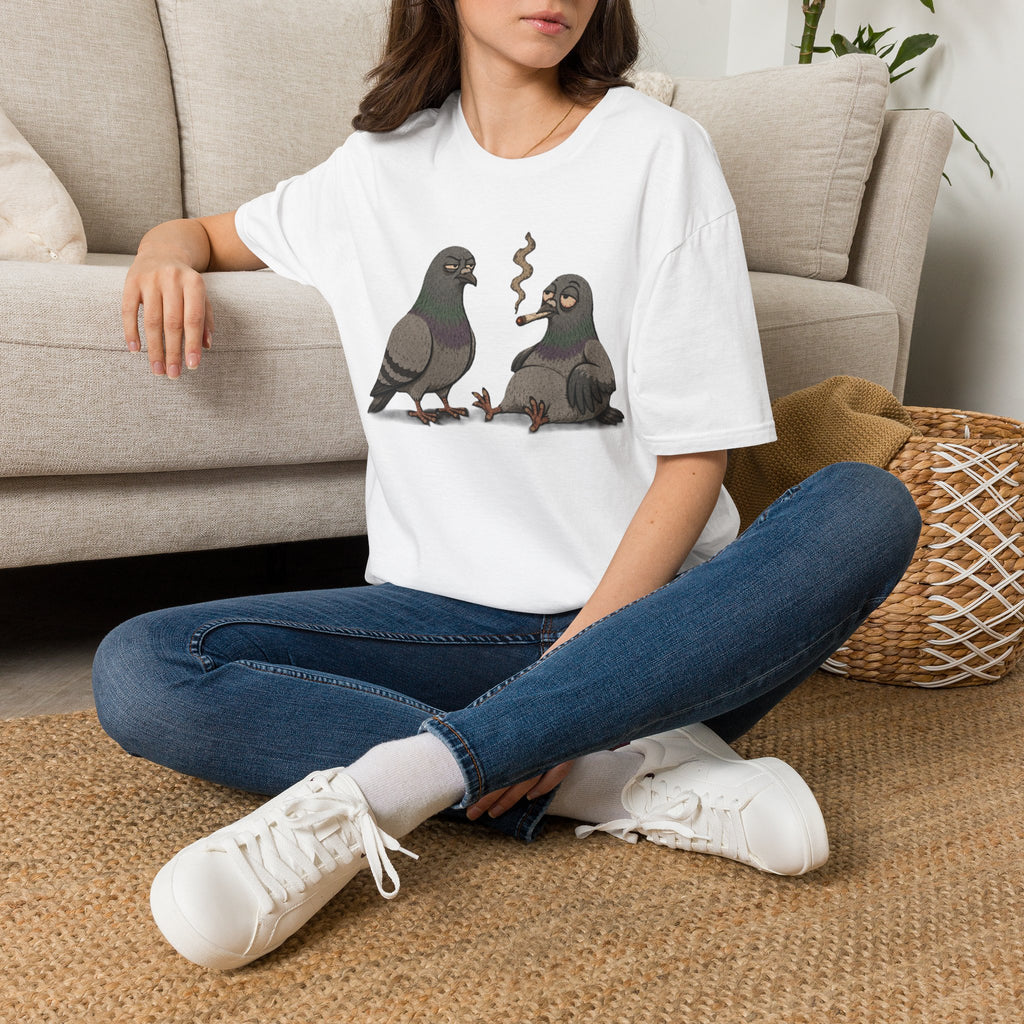 2 Birds 1 Stone(d) — Funny Graphic Tee