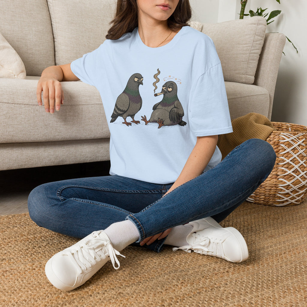 2 Birds 1 Stone(d) — Punny Bird Graphic Tee