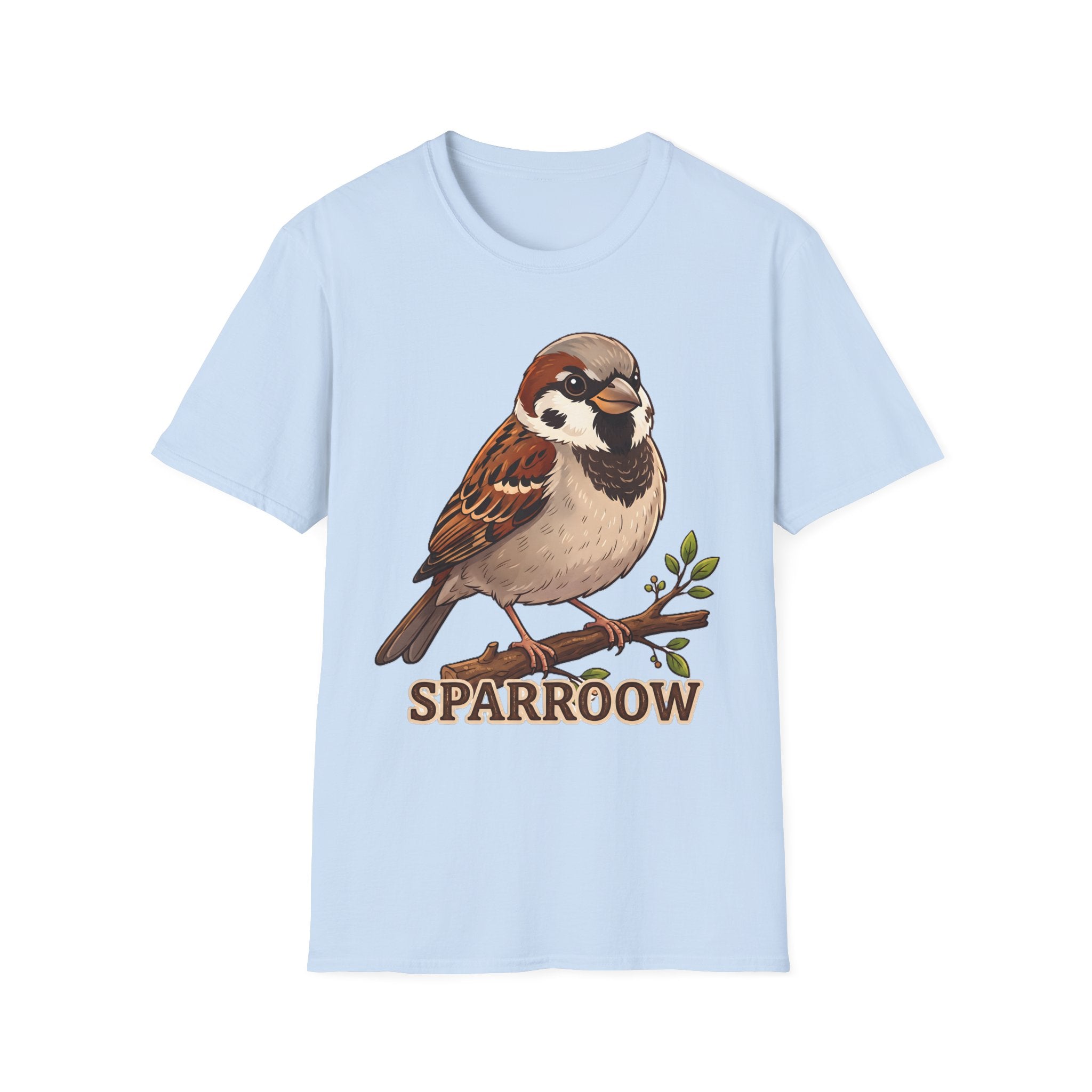 Sparrow Graphic T‑Shirt — Cute Bird Illustration Tee