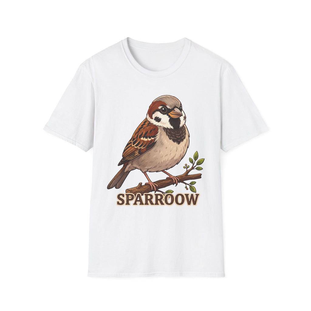 Sparrow Graphic T‑Shirt — Cute Bird Illustration Tee