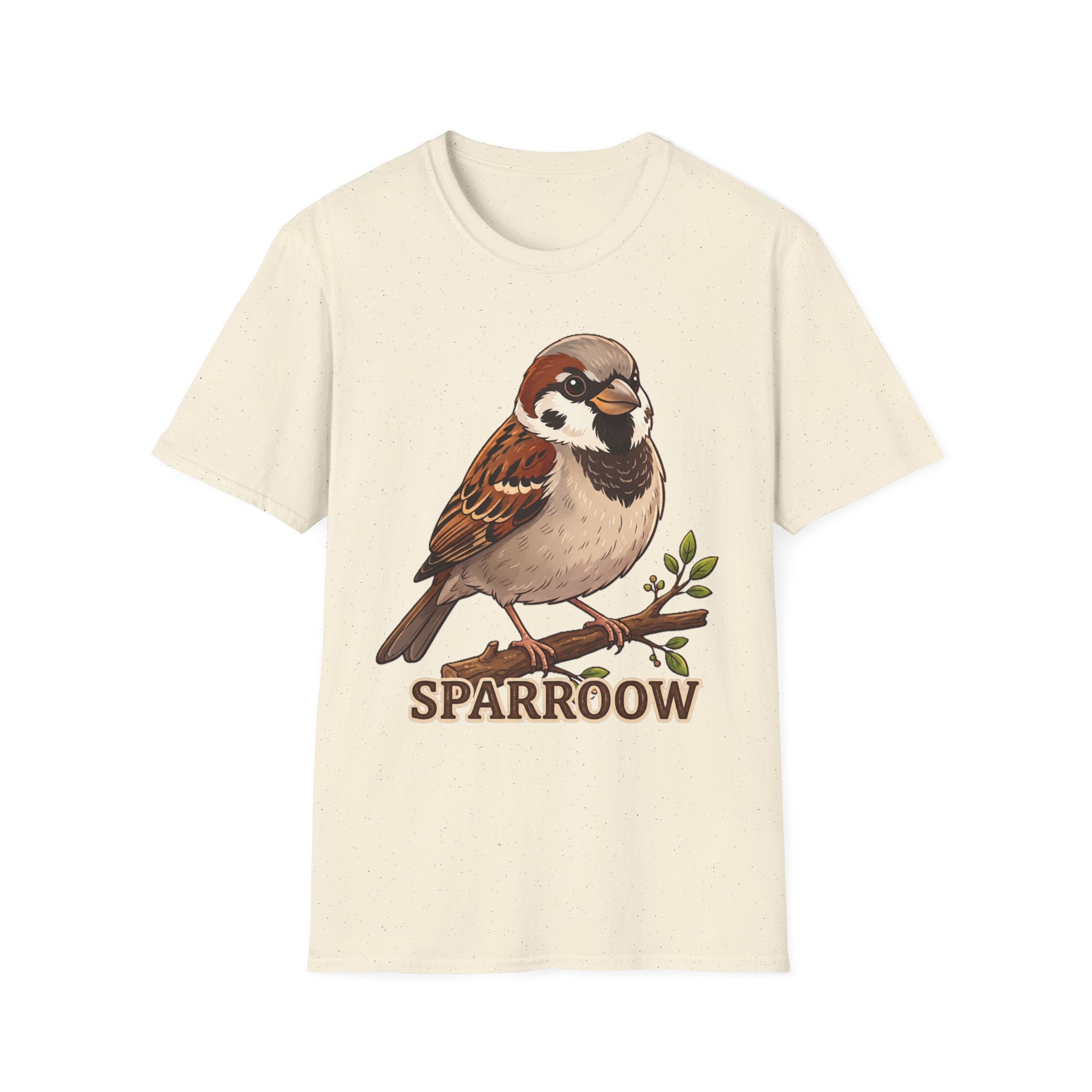Sparrow Graphic T‑Shirt — Cute Bird Illustration Tee