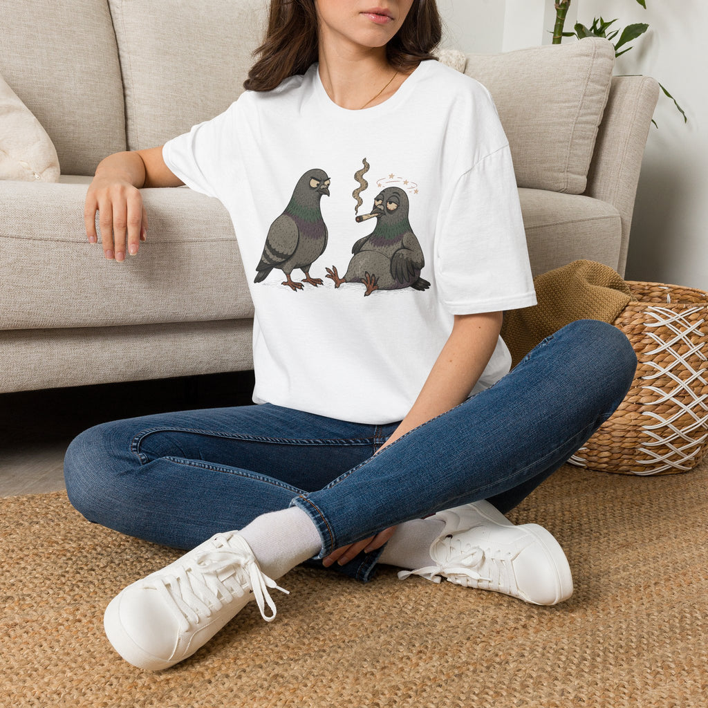 2 Birds 1 Stone(d) — Punny Bird Graphic Tee