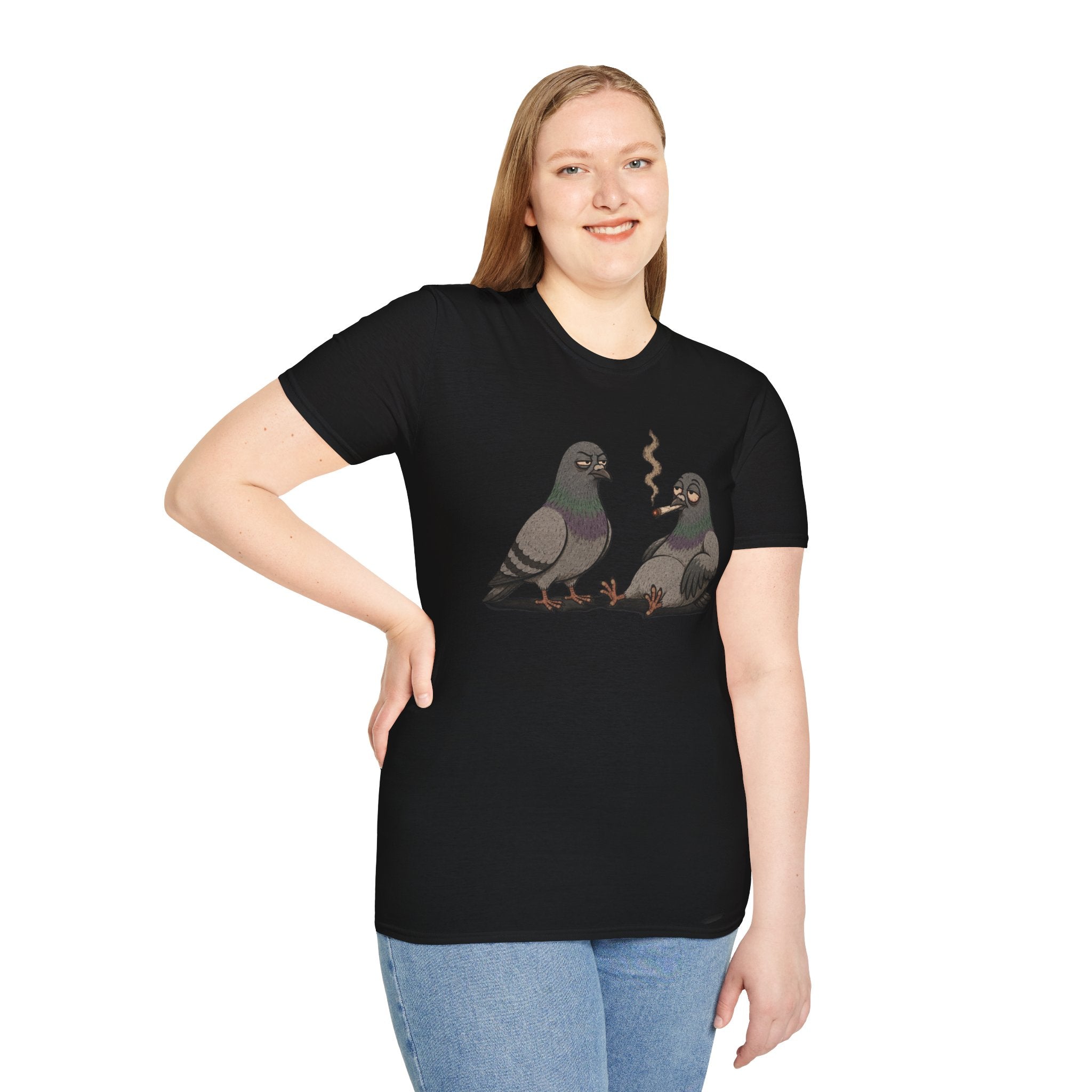 2 Birds 1 Stone(d) — Funny Graphic Tee