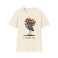 Heron Graphic Tee — Whimsical Bird Illustration T-Shirt
