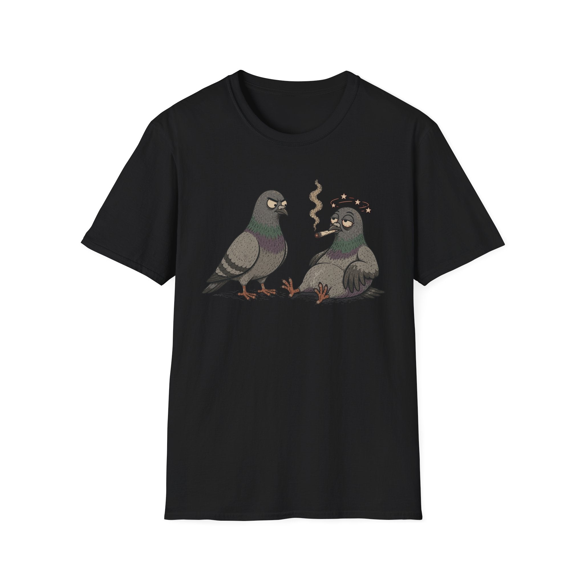 2 Birds 1 Stone(d) — Punny Bird Graphic Tee