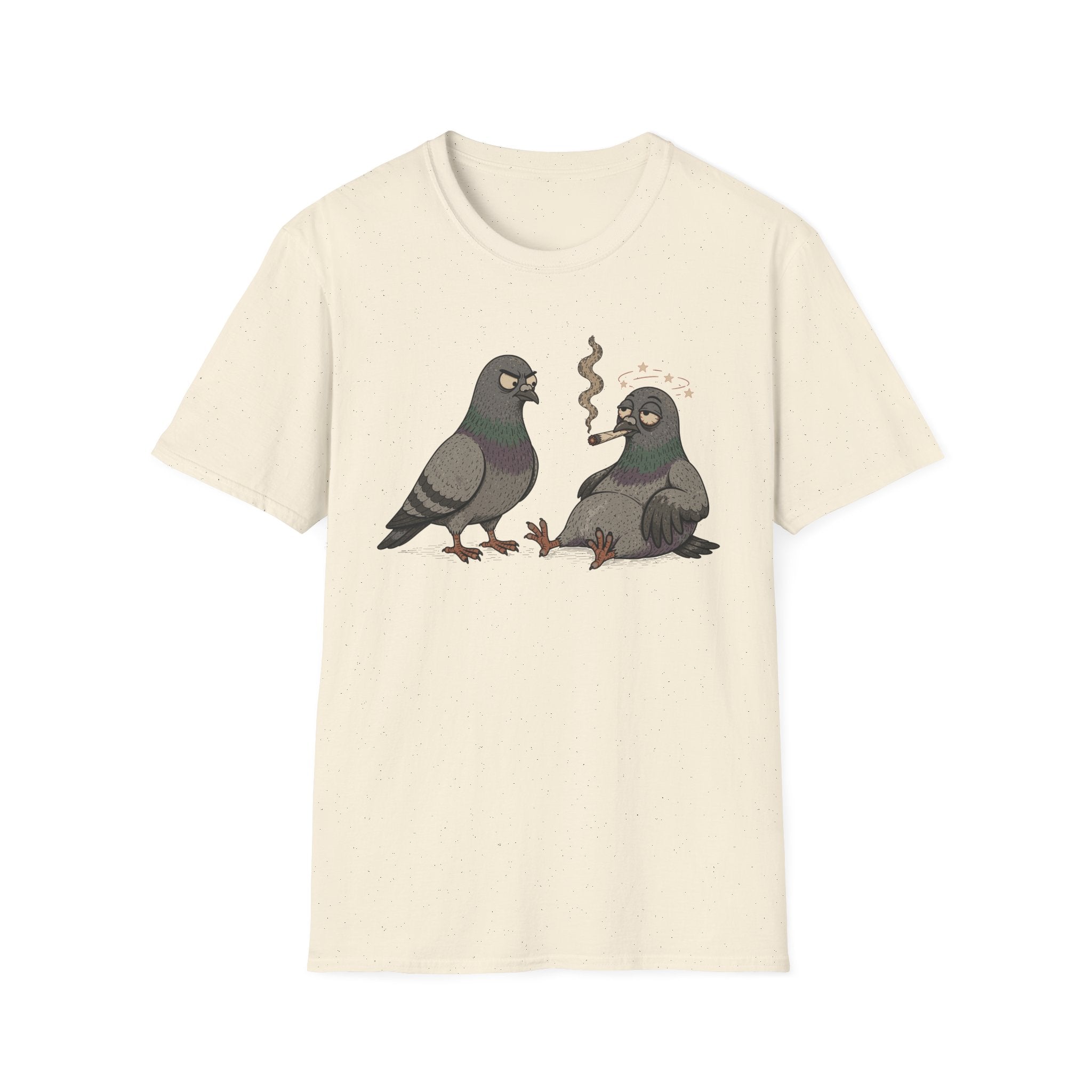 2 Birds 1 Stone(d) — Punny Bird Graphic Tee