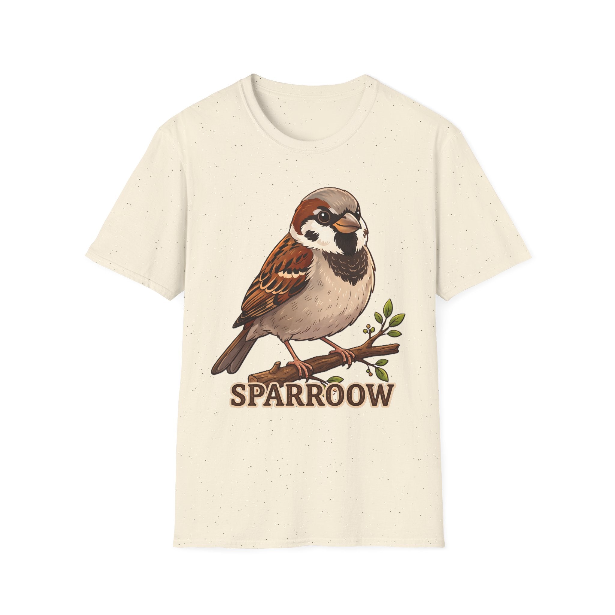 Sparrow Graphic T‑Shirt — Cute Bird Illustration Tee