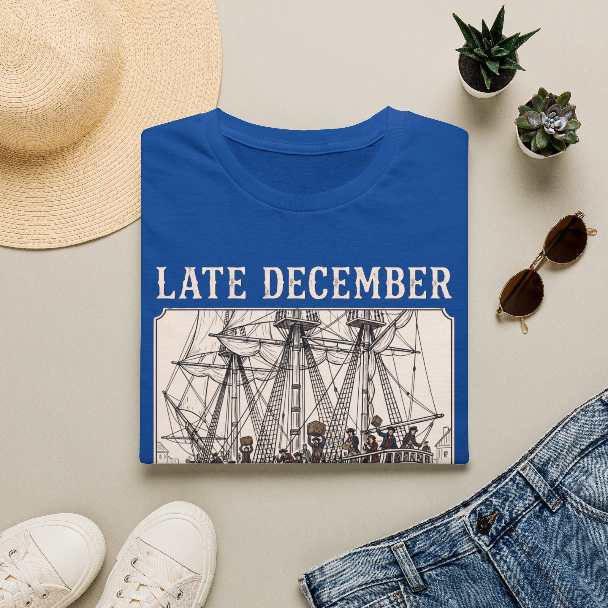 Late December Back in '73  — Boston Tea Party Graphic Tee